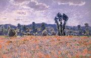 Claude Monet Poppy Field in Bloom Germany oil painting artist